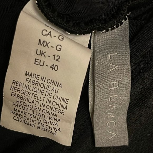 La Blanca Twist Keyhole Bathing Suit - Picture 3 of 5